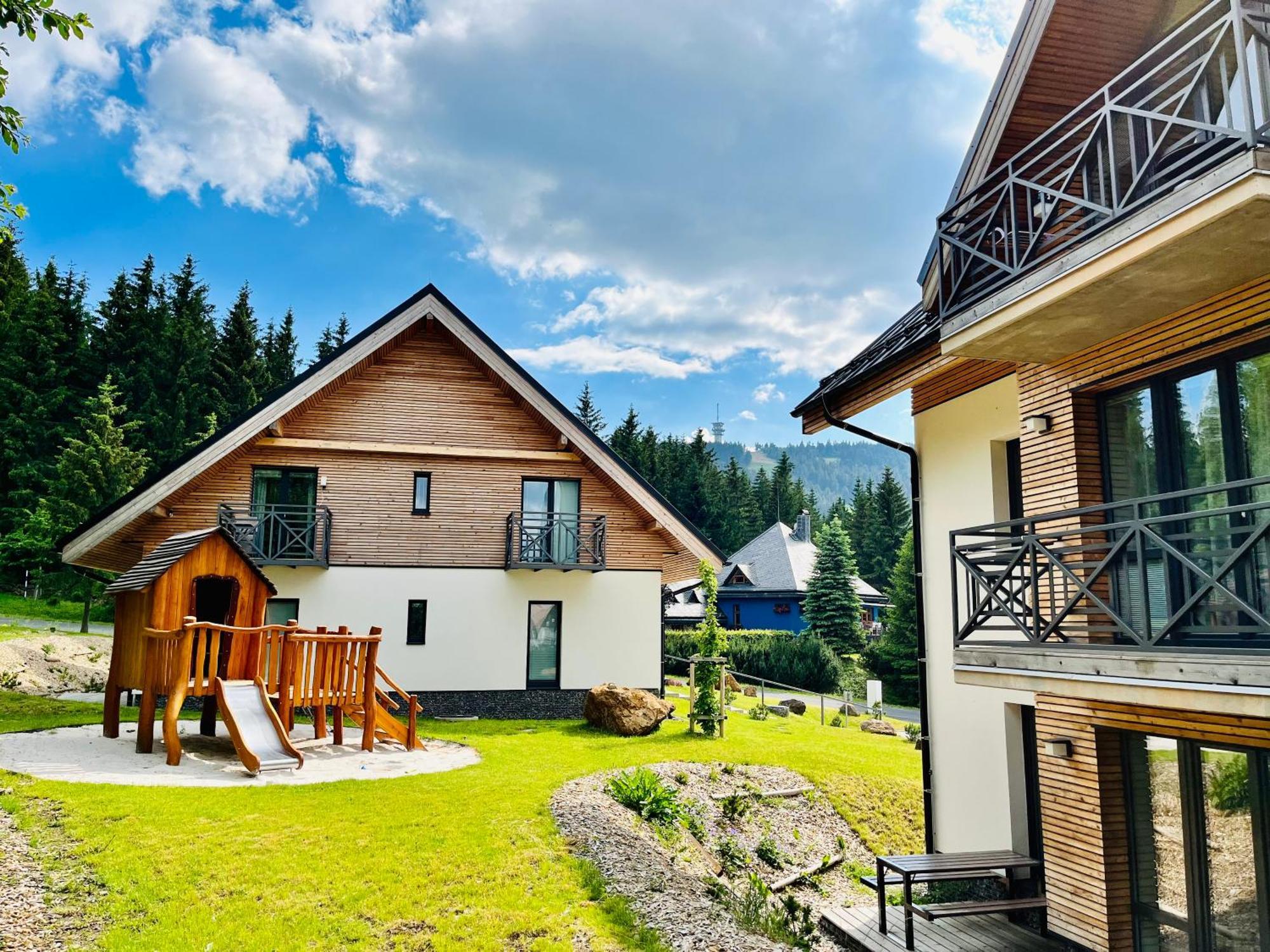 Ski Chalet Klinovec Лоучна-под-Кліновцем Екстер'єр фото
